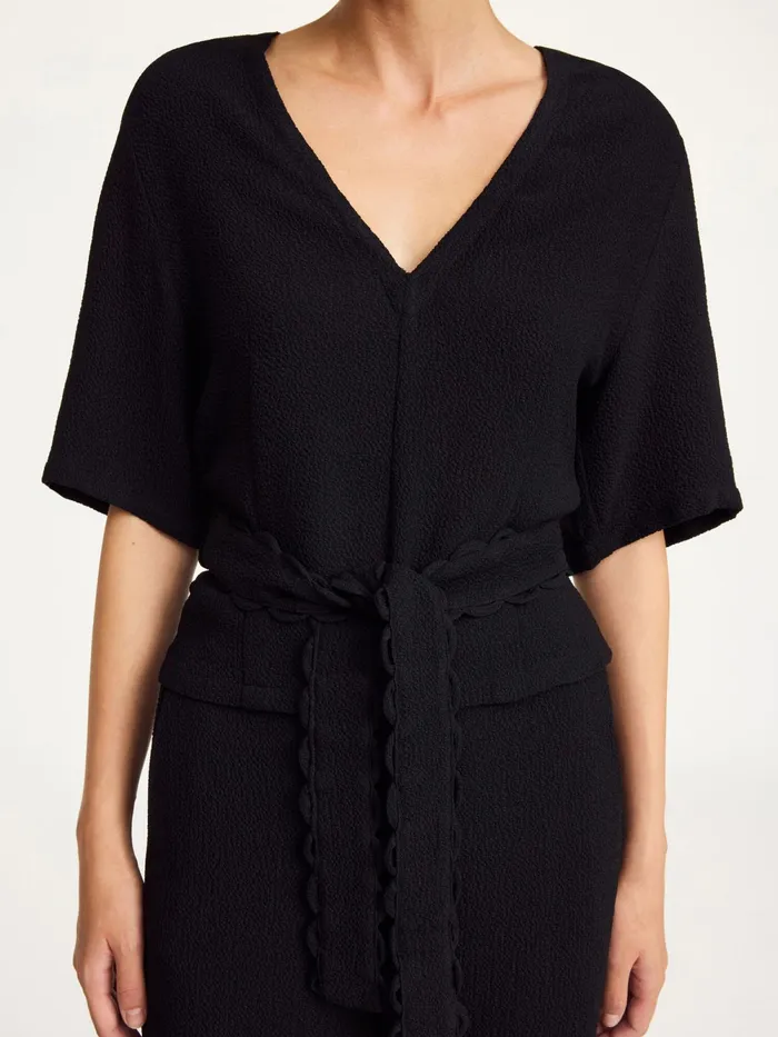 By Malene Birger Tops and Blouses Women Ullas Blouse Black