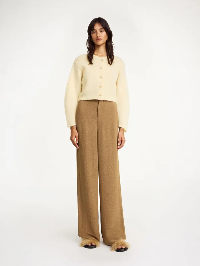 By Malene Birger Trousers Women Campione WideLeg Trousers Light Brown