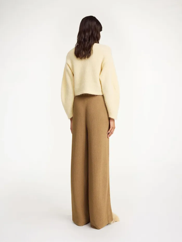 By Malene Birger Trousers Women Campione WideLeg Trousers Light Brown