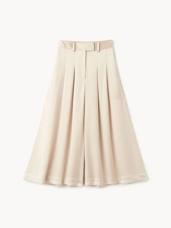 By Malene Birger Trousers Women Dorite WideLeg Trousers Oyster Gray