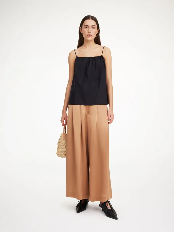 By Malene Birger Trousers Women Dorite WideLeg Trousers Tobacco Brown
