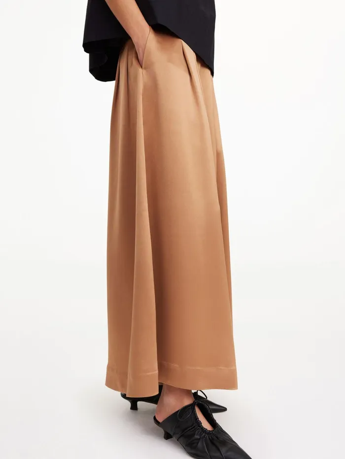 By Malene Birger Trousers Women Dorite WideLeg Trousers Tobacco Brown