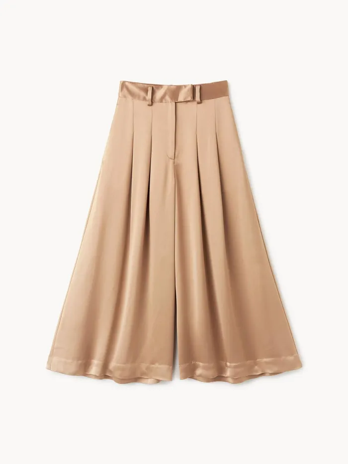 By Malene Birger Trousers Women Dorite WideLeg Trousers Tobacco Brown