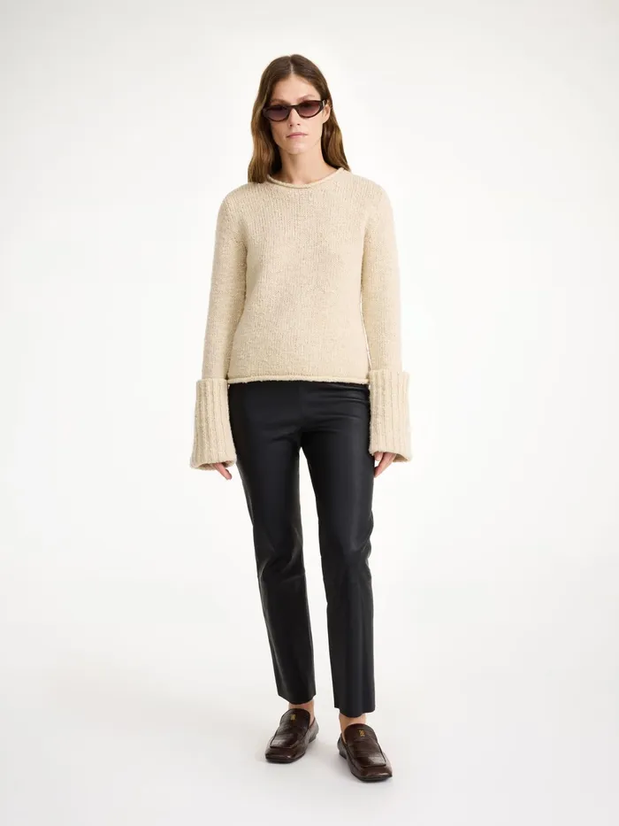 By Malene Birger Trousers Women Florentina Leather Trousers Black