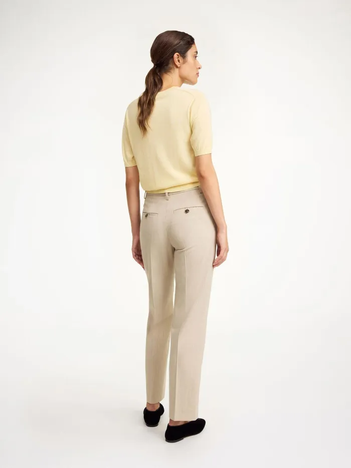 By Malene Birger Trousers Women Igda StraightLeg Trousers Beige Melange