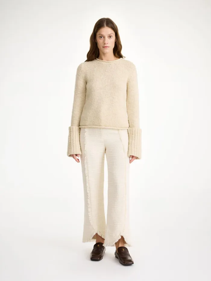 By Malene Birger Trousers Women Nadihas HighWaist Trousers Soft White