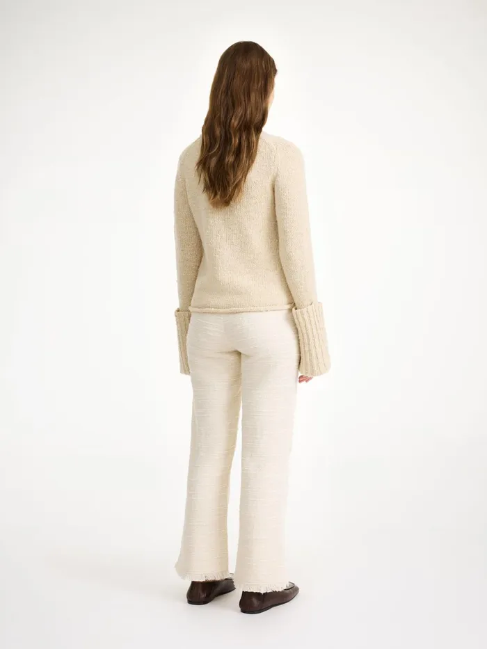 By Malene Birger Trousers Women Nadihas HighWaist Trousers Soft White