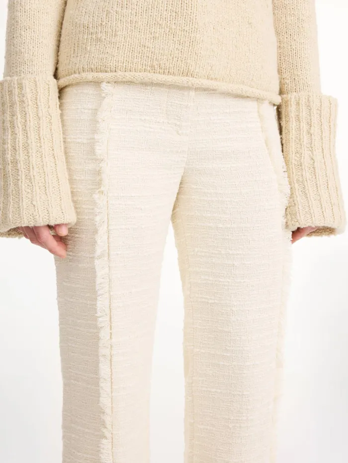 By Malene Birger Trousers Women Nadihas HighWaist Trousers Soft White