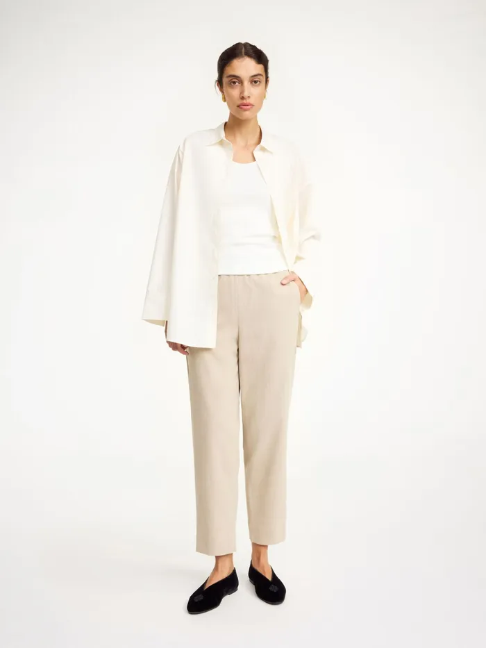 By Malene Birger Trousers Women Remi Trousers Beige Melange
