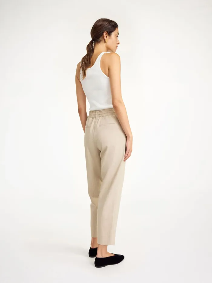 By Malene Birger Trousers Women Remi Trousers Beige Melange