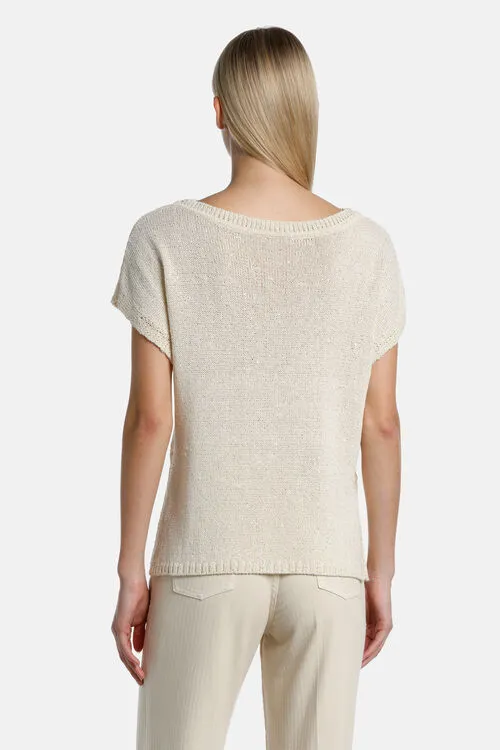 Cannello Cannello Blue Knitwear Luisa Spagnoli Women Cannello Cannello Blue Knitwear Luisa Spagnoli Women