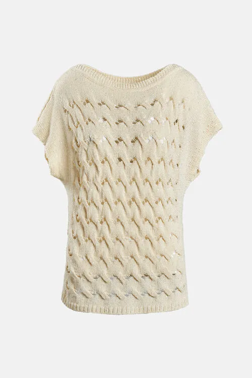 Cannello Cannello Blue Knitwear Luisa Spagnoli Women Cannello Cannello Blue Knitwear Luisa Spagnoli Women