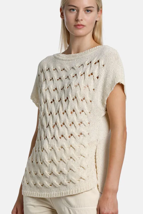 Cannello Cannello Blue Knitwear Luisa Spagnoli Women Cannello Cannello Blue Knitwear Luisa Spagnoli Women