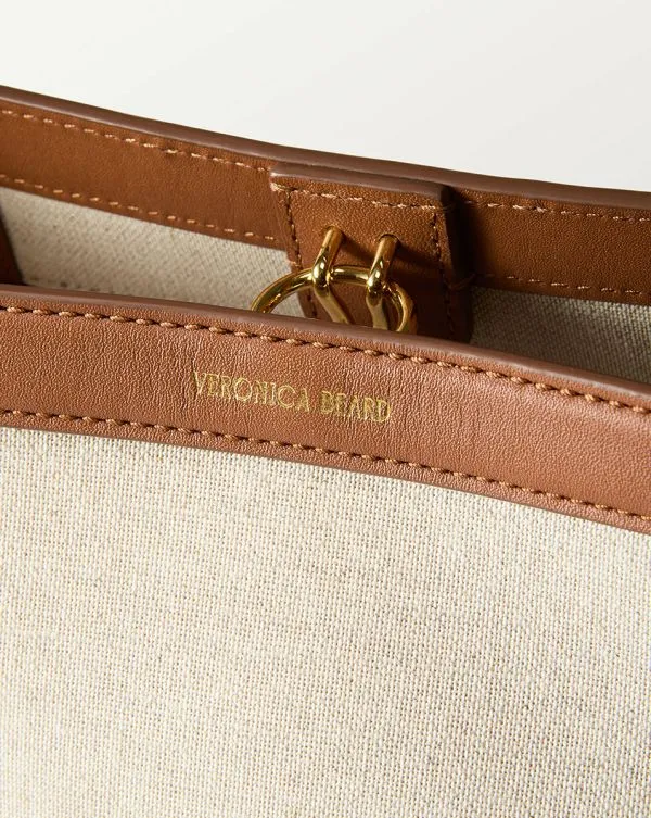 Canvas Feedbag Natural Linenandhazelwood Women Veronica Beard Handbags Canvas Feedbag Natural Linenandhazelwood Women Veronica Beard Handbags