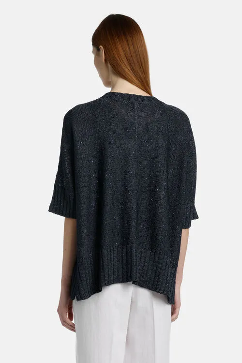 Cardigan Women Caseggiato Caseggiato Blue Luisa Spagnoli Cardigan Women Caseggiato Caseggiato Blue Luisa Spagnoli