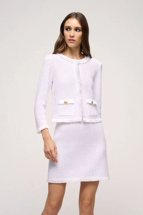 Cardigan Women Conforto Conforto White Luisa Spagnoli