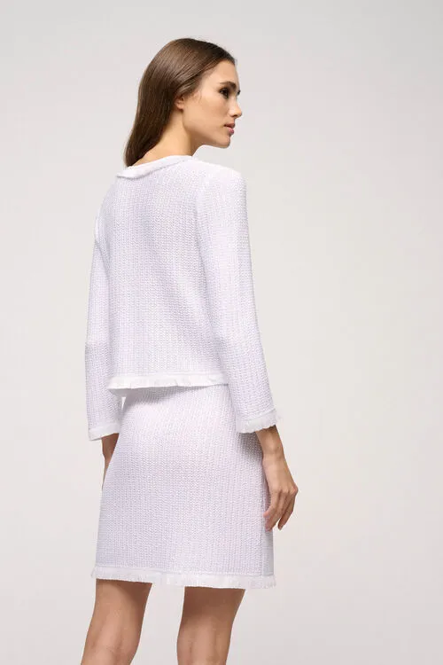 Cardigan Women Conforto Conforto White Luisa Spagnoli Cardigan Women Conforto Conforto White Luisa Spagnoli