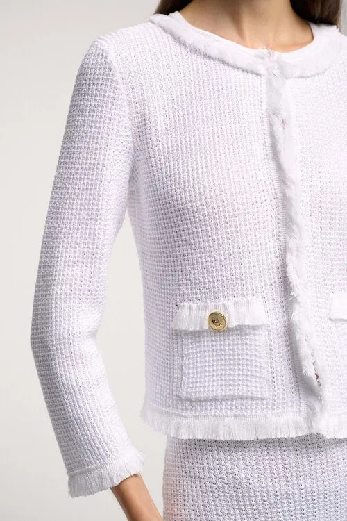 Cardigan Women Conforto Conforto White Luisa Spagnoli Cardigan Women Conforto Conforto White Luisa Spagnoli