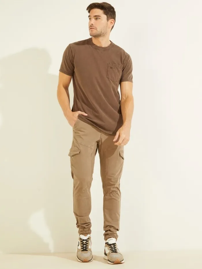 Cargo Pants Walnut Shell Pants and Shorts GUESS Men Cargo Pants Walnut Shell Pants and Shorts GUESS Men