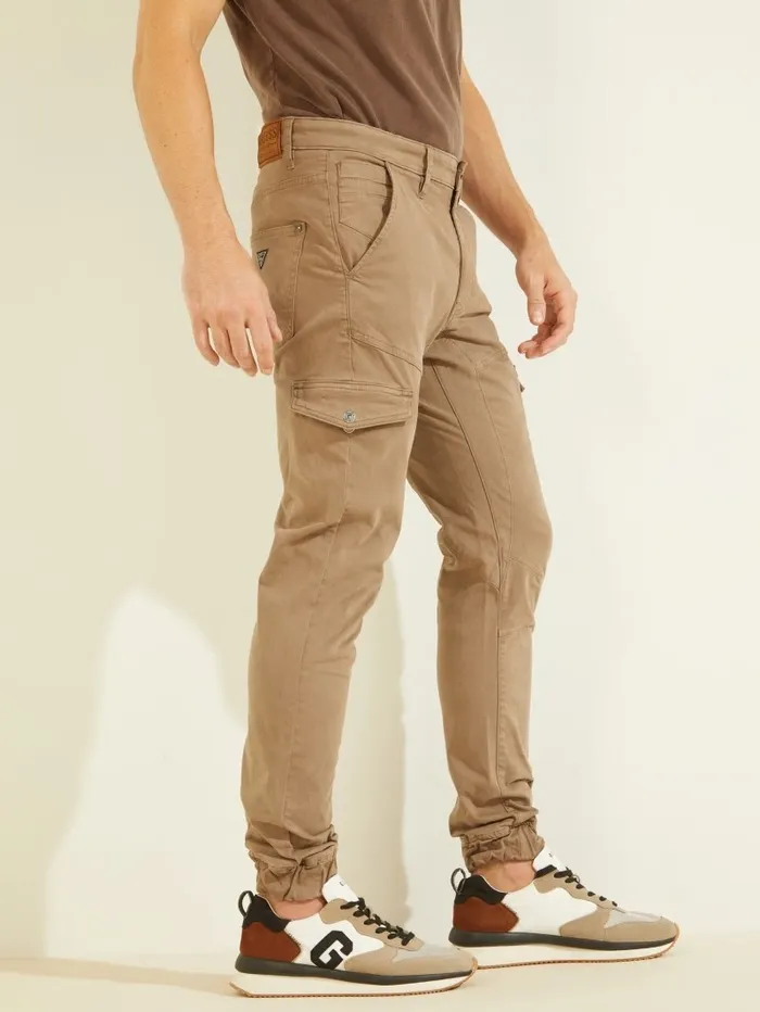 Cargo Pants Walnut Shell Pants and Shorts GUESS Men Cargo Pants Walnut Shell Pants and Shorts GUESS Men