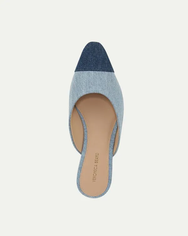 Carlotta Denim Flat Blue Women Veronica Beard Shoes Carlotta Denim Flat Blue Women Veronica Beard Shoes