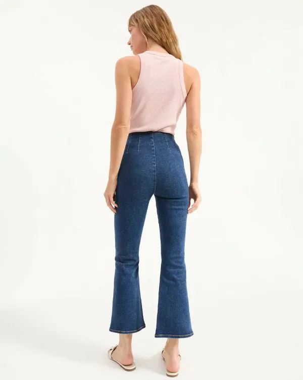 Carson OffDuty KickFlare Jean Bright Blue Women Veronica Beard Jeans Carson OffDuty KickFlare Jean Bright Blue Women Veronica Beard Jeans