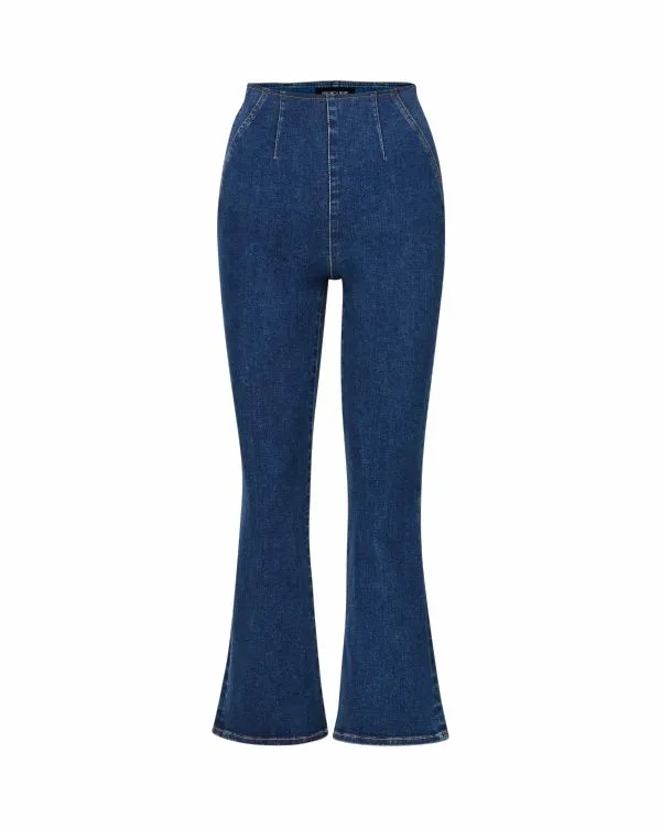 Carson OffDuty KickFlare Jean Bright Blue Women Veronica Beard Jeans Carson OffDuty KickFlare Jean Bright Blue Women Veronica Beard Jeans