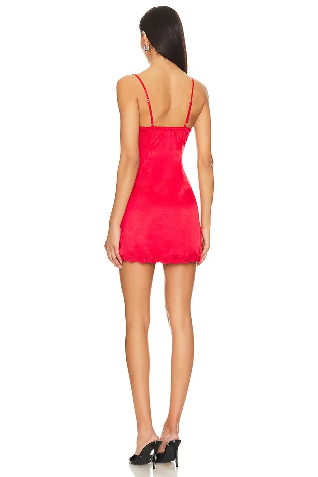 Cassandra Slip Red Women Lovers and Friends Lingerie and Sleepwear