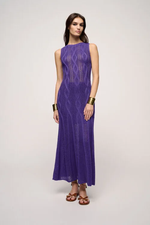 Cerchia Cerchia Purple Dresses and Jumpsuits Luisa Spagnoli Women