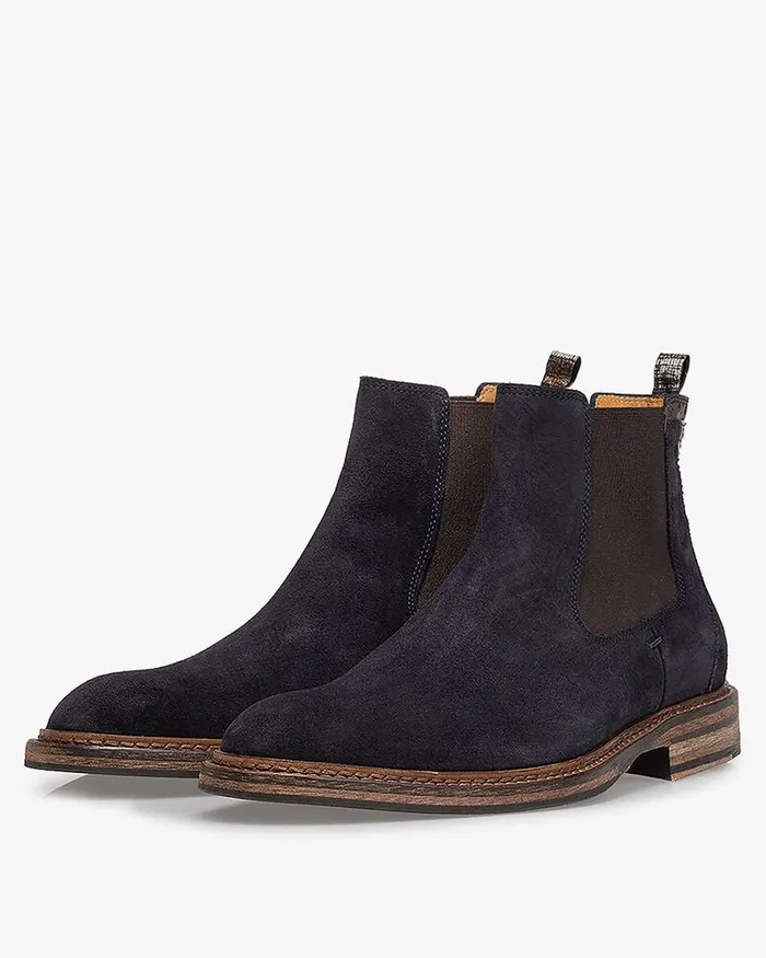 Chelsea Boots Men Floris Van Bommel De Moker 0201 Suede