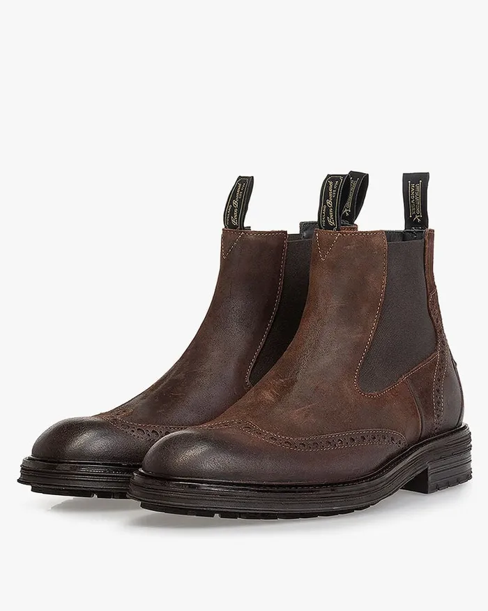 Chelsea Boots Men Floris Van Bommel De Zeker 0202 Suede