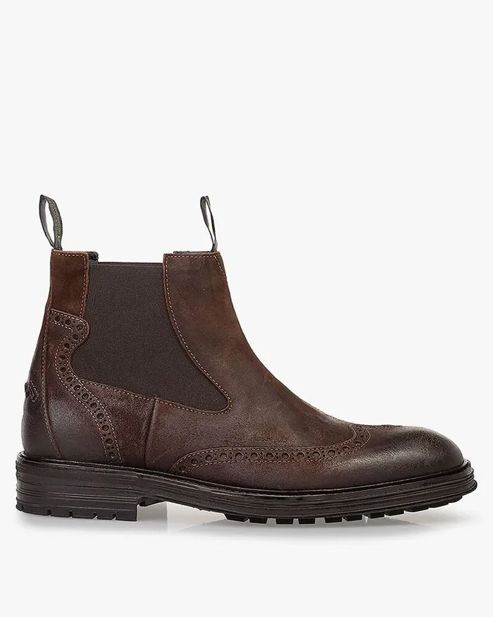 Chelsea Boots Men Floris Van Bommel De Zeker 0202 Suede