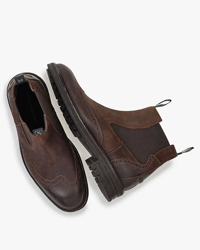 Chelsea Boots Men Floris Van Bommel De Zeker 0202 Suede