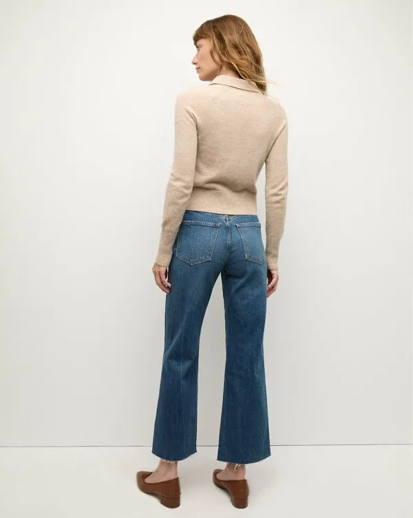 Cheshire Cashmere Cardigan Oatmeal Women Veronica Beard Sweaters