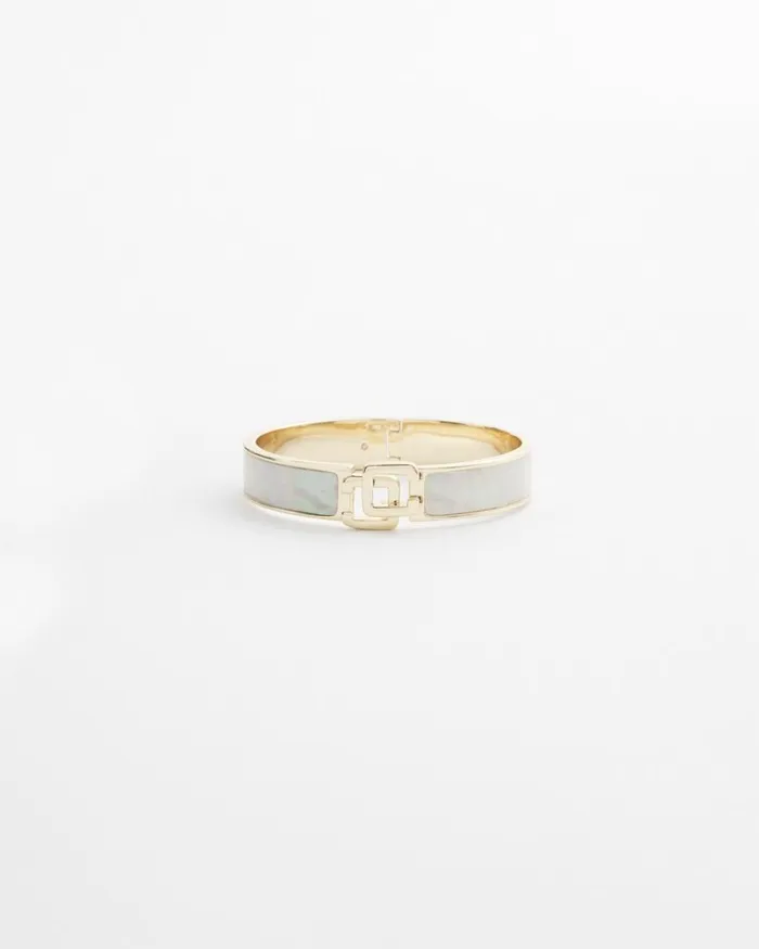 Chico039s Bracelets Chico039s Click Mother Of Pearl Bangle Pearl 8211 Shoes and Accessories Chico039s Bracelets Chico039s Click Mother Of Pearl Bangle Pearl 8211 Shoes and Accessories