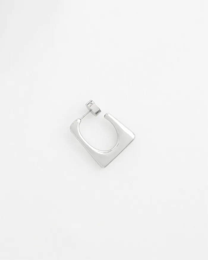 Chico039s Earrings No Droop Silver Tone Square Hoops Silver 8211 Shoes and Accessories Chico039s Earrings No Droop Silver Tone Square Hoops Silver 8211 Shoes and Accessories