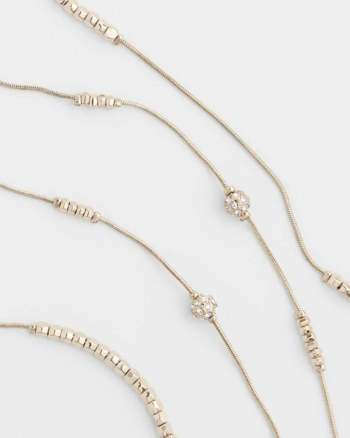 Chico039s Everyday Jewelry Hexie MultiStrand Necklace Gold 8211 Shoes and Accessories Chico039s Everyday Jewelry Hexie MultiStrand Necklace Gold 8211 Shoes and Accessories