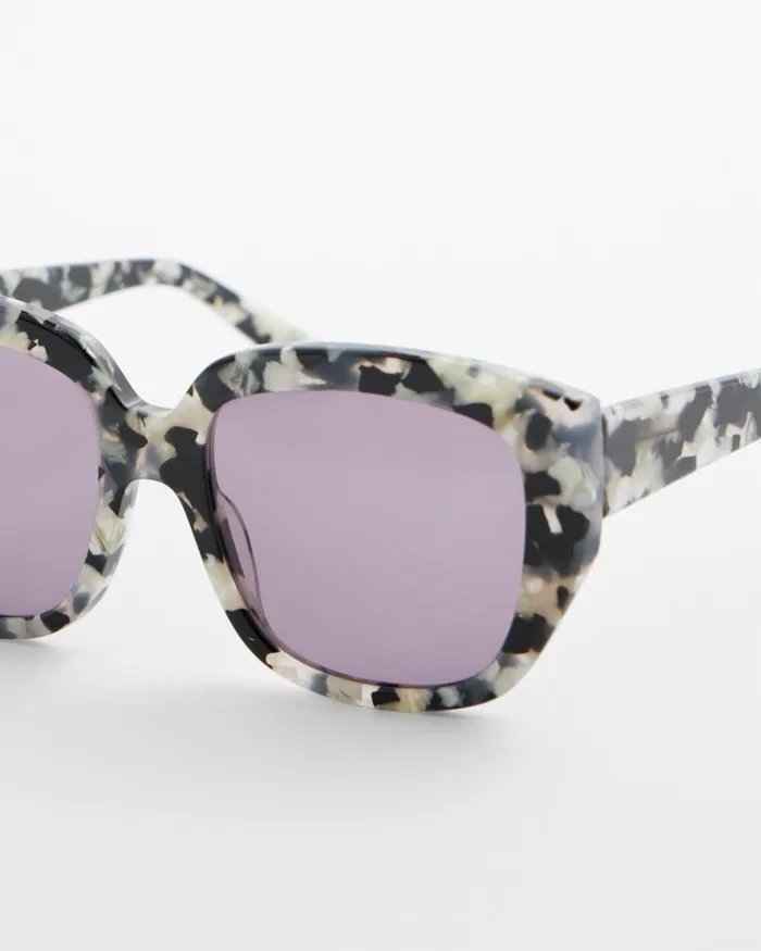 Chico039s Eyewear Tort Print Sunglasses Gray Tortoise 8211 Shoes and Accessories