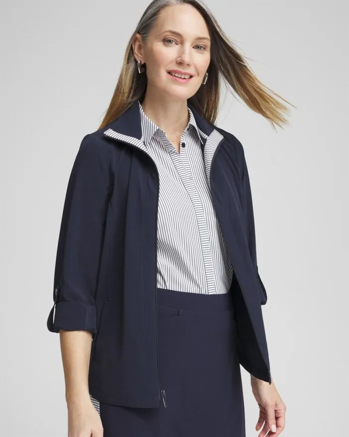 Chico039s Jackets and Coats Zenergy UPF Neema Jacket Classic Navy 8211 Clothing Chico039s Jackets and Coats Zenergy UPF Neema Jacket Classic Navy 8211 Clothing