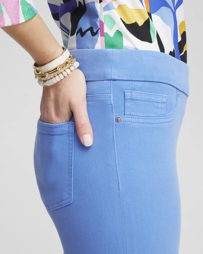 Chico039s Jeans and Denim 17034 Pullon Capris Granada Sky 8211 Clothing