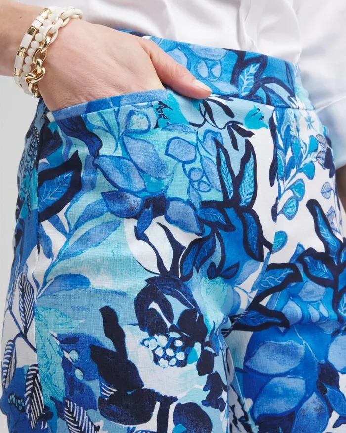 Chico039s Pants Brigitte Cool Floral Capri Pants Alabasterclassic Navy 8211 Clothing Chico039s Pants Brigitte Cool Floral Capri Pants Alabasterclassic Navy 8211 Clothing