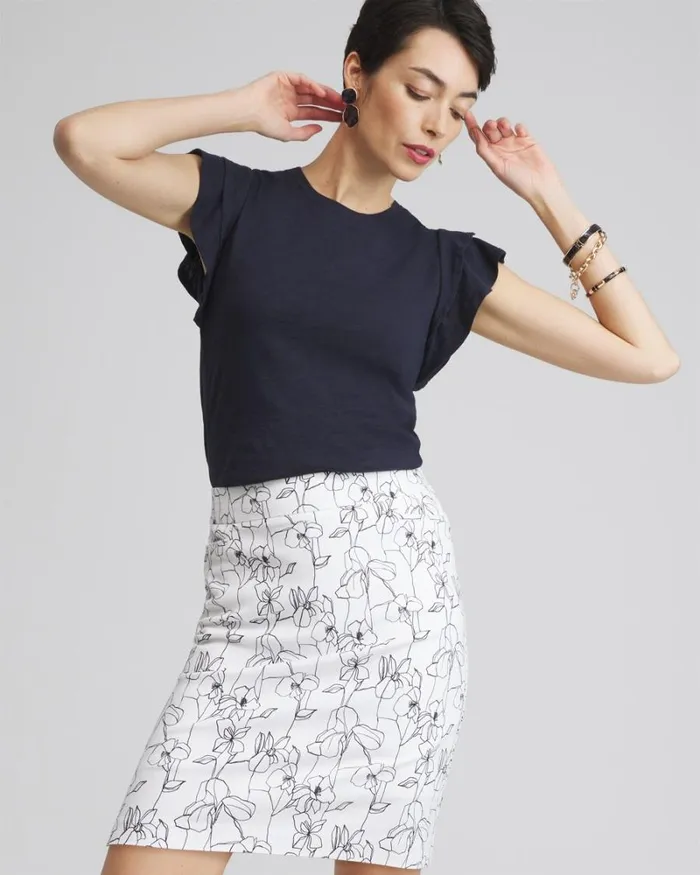 Chico039s Pants Brigitte PullOn Floral Skort Alabasterclassic Navy 8211 Clothing Chico039s Pants Brigitte PullOn Floral Skort Alabasterclassic Navy 8211 Clothing