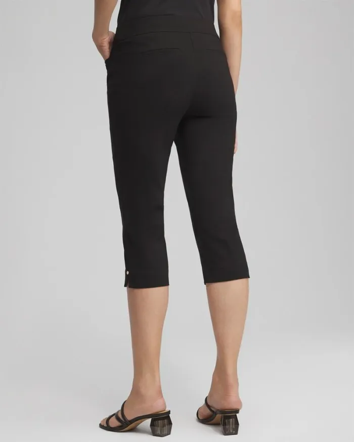 Chico039s Pants Brigitte Rivet Capris Cane Orchid 8211 Clothing