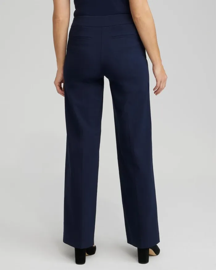 Chico039s Pants Brigitte Wide Leg Pants Black 8211 Clothing