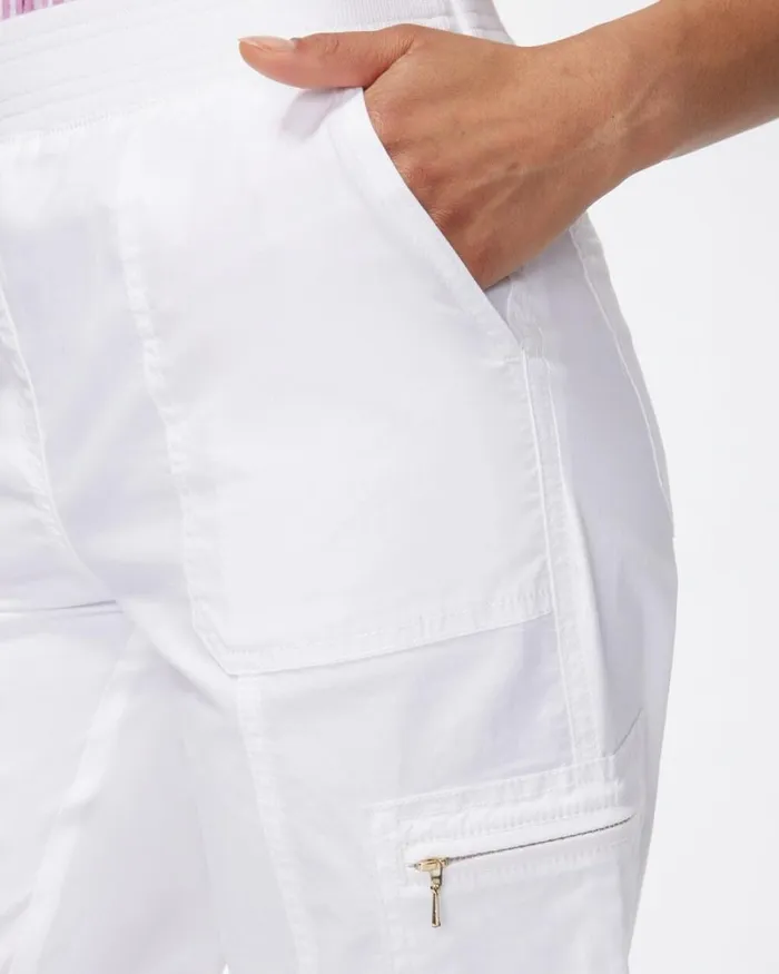 Chico039s Pants Poplin Cropped Pants Alabaster 8211 Clothing