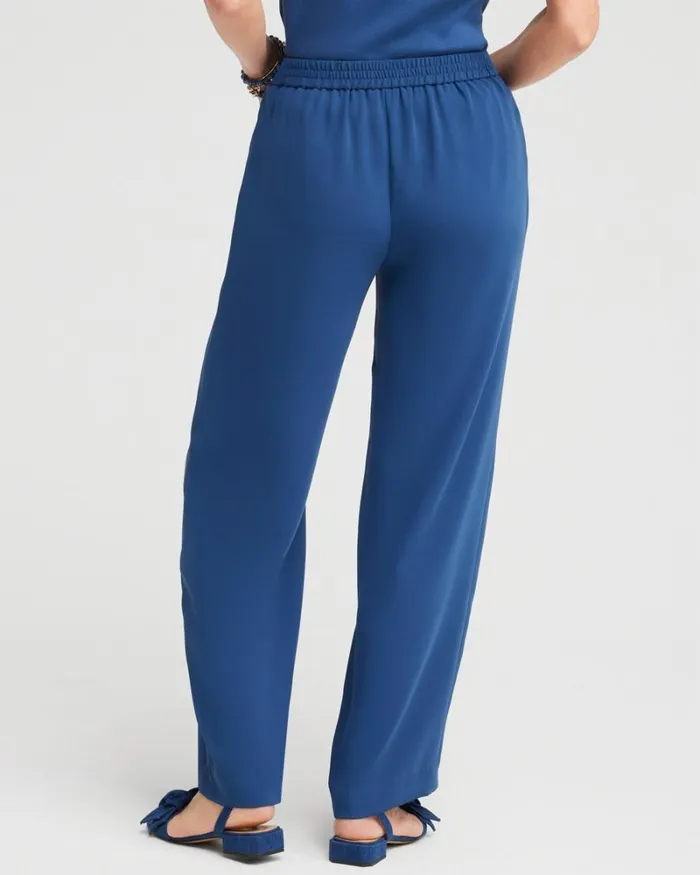 Chico039s Pants Wide Leg Soft Pants Azores Blue 8211 Clothing