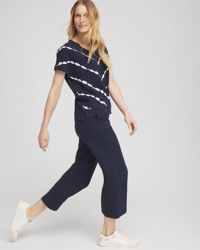 Chico039s Pants Zenergy French Terry Wide Leg Crops Classic Navy 8211 Clothing Chico039s Pants Zenergy French Terry Wide Leg Crops Classic Navy 8211 Clothing