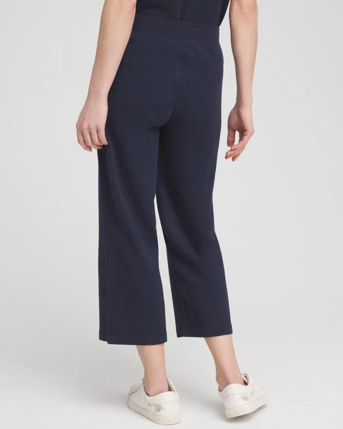 Chico039s Pants Zenergy French Terry Wide Leg Crops Classic Navy 8211 Clothing Chico039s Pants Zenergy French Terry Wide Leg Crops Classic Navy 8211 Clothing