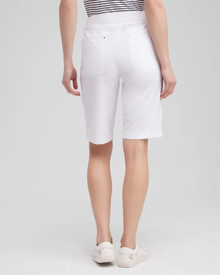 Chico039s Pants Zenergyu00AE 10034 UPF Neema Shorts Alabaster 8211 Clothing