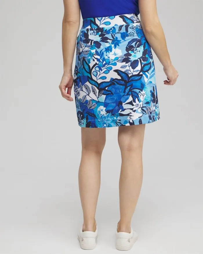 Chico039s Pants Zenergyu00AE UPF Knit Floral Skort Intense Azure 8211 Clothing Chico039s Pants Zenergyu00AE UPF Knit Floral Skort Intense Azure 8211 Clothing